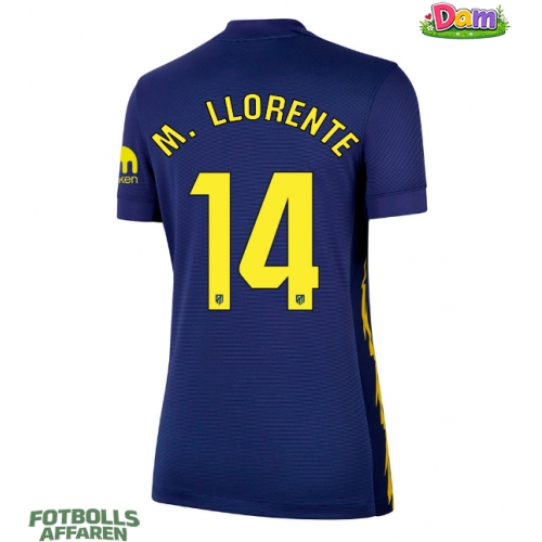 Atletico Madrid Marcos Llorente #14 Bortatröja Kvinnor 2025-26 Kortärmad